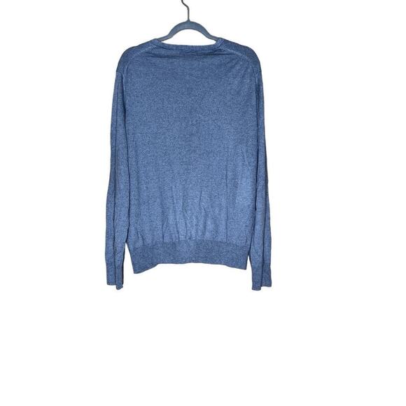 Banana Republic women's size XL grey luxury blend sweater light weight v-neck - Picture 2 of 7